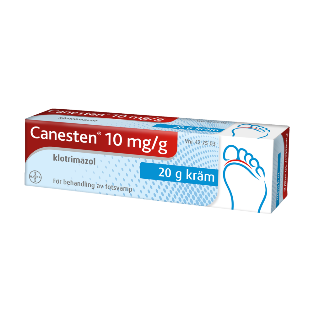 Canesten kräm mot fotsvamp